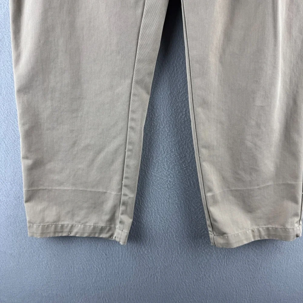Vintage Polo Ralph Lauren Pants Mens 36x29 (Fits 34x29) Pleated Baggy Khaki
